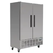 Polar G-Series 2 Door Slimline Freezer 960Ltr - Commercial Upright Freezers (GD880-A)