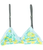 American Eagle Womens Mesh Trim Bralette, Blue, XX-Small
