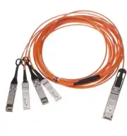 Coherent Finisar 4x10Gb/s QSFP-4xSFP+ 3m Breakout Active Optical Cable (AOC)