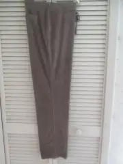 N.NATORI TERRY LOUNGE 24/7 LONG PANTS DBW BROWN LARGE SOFT COMFORTABLE NEW