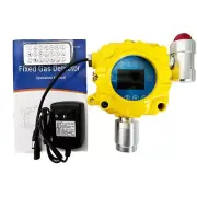 O2 Gas Detector Fixed Oxygen Gas Leak Alarm Monitor Detector with Range 0-30%vol