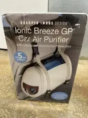 Sharper Image Ionic Breeze GP Car Air Purifier Black SI710 NEW