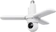 Smart 5MP E27 Bulb Security Camera PTZ Floodlight, AI Human Tracking & Color Night Vision, WiFi CCTV for Indoor/Outdoor