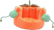 Hohopeti Cat Chair Pumpkin Shaped Dog Bed Pet Pumpkin Cat House Warm Nest for Dog Pumpkin Bed for Puppy Cat Beds for Indoor Cats Large Dog Teepee Bed Dog Warm Tent Bed Large Bedding Plush