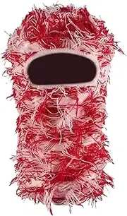 [Tadill] Balaclava Hood Full Face Mask Soft Neck Warmer Headwear Balaclava Ski Mask Winter Hat for Fishing Outdoor Sports Men Women, pink