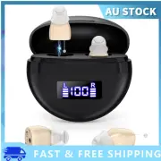 Invisible Hearing Aids MiNi Digital Sound Amplifier Enhancer With Battery/