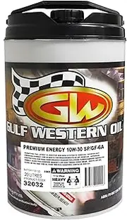 Gulf Western Oil Premium Energy 10W-30 Engine Oil 20 Liter