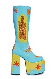 [Dolls Kill x Scooby-Doo] Mystery Machine Platform Boots