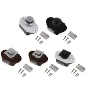 Push Lock Button Catch Lock Cupboard Door Knob for Home Furniture Car RV Trailer
