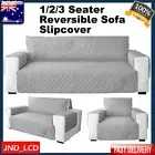 1/2/3 Seater Chair Cover With Non-Slip Strap Couch Cover Slipcover Pet Protector