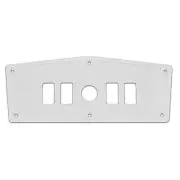 YAMAHA YXZ 1000 CNC MACHINED WHITE DASH PANEL SWITCH PLATE UPGRADE