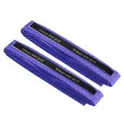 2Pcs Tennis Badminton Racket Overgrip Non-Slip Raised Ridges Sweatband Purple