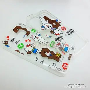 Hello Kitty x LINE FRIENDS 三星 S7 TPU 空壓 氣墊 手機殼 G930