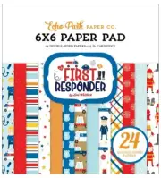 Echo Park Paper FIRST RESPONDER 6x6 Scrapbook Paper Cardstock Pad