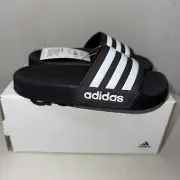 Adidas Adilette Shower Kids' Slides Core Black-Cloud White - Size 12K, G27625