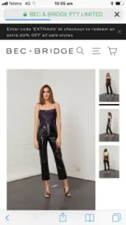 bec and bridge kylie top size 10 brand new with tags