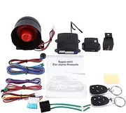 1 Way Car Auto Vehicle Burglar Alarm System - Keyless Entry and Remote Control Security for Universal Car Protection