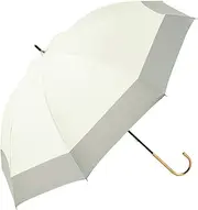 ビコーズ(because) Because B-935102 Long Umbrella, PU Bi-Color, White