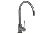 Johnson Suisse Venezia Gooseneck Sink Mixer - Gunmetal