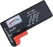 Sewroro Battery Tester Digital Volt Checker for Button Cell Batteries Quick Power Level Indicator with Needle Display Easy to Use