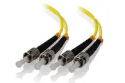 Alogic 1m ST-ST Single Mode Duplex LSZH Fibre Cable 09/125 OS2 [STST-01-OS2]