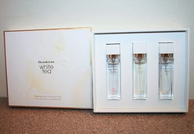 Elizabeth Arden White Tea Discovery Mini Set Perfume Toilette & Wild Rose 0.33oz