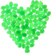 BESPORTBLE 100pcs Luminous Aquarium Pebbles Gravel Betta Fish Tank Decorations Colorful Small Stones