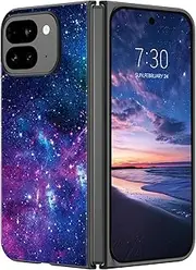 [GaoBao] Google Pixel 9 Pro Case, Noctilucent Luminous Glow in The Dark, Slim Fit Hard PC Back Soft TPU Bumper Phone Case for Google Pixel 9 Pro Fold 8'', Nebula/Galaxy
