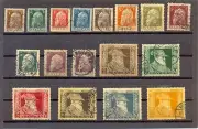 ALEMANIA BAYERN 1911 YT nº76-91 USADOS 16 VALORES (SERIE COMPLETA)