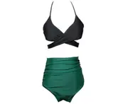 Sexy Bikini Women Bathing Pattern Printing Swimsuit Beach Suit - 10