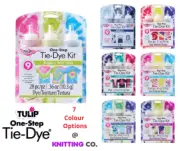 Tulip One Step Tie-Dye Kit - 3 Colours + Accessories (Choose Your Set)