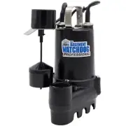 Basement Watchdog Professional 1/2 HP Cast Iron Sump Pump w/ Vertical Float