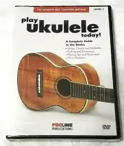 Play Ukulele Today Level 1 Self-teaching DVD Brand New No Book No CD Proline Pub