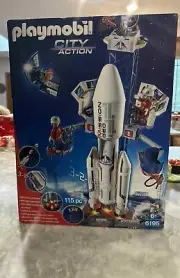 Playmobil 6195 Space Rocket with Launch Site City Action New 2014