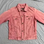 MARLBORO VINTAGE 古著 稀有 美品 粉紅色 水洗效果 牛仔外套 牛仔夾克