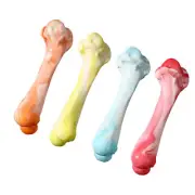 1pc Bone Shaped Dog Chew Toy, Teeth Cleaning Emoving Food Debris TPR Harmless