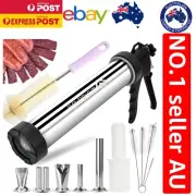 Professional Jerky Shooter with 5 Stainless Steel Nozzles - Easy to Clean