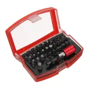 "25mm 1/4 "" 32PCS Torx Screwdriver Bits Set Chrome-vanadium Steel, Plastic Boxed, 30 Tips"