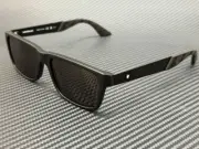 MONT BLANC MB0299S 005 Matte Black Grey Men's Medium 56 mm Sunglasses