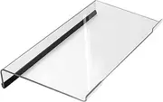 ETHZZLE Tilted Transparent Keyboard Holder Nonskid Stand for Comfortable Typing Space Saving Design Durable Support for Home Office Use Enhances Workspace Organization