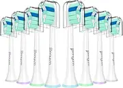 Replacement Toothbrush Heads for Philips Sonicare Replacement Heads, Brush Head Compatible with Phillips Sonicare Electric Toothbrushes C2,C1,C3,4100,G2,A3 W for Philips Sonic Care Brush,8 Pack