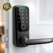 Latch 5 Smart Lock w/ Built-in Wifi, 5-in-1 Keyless Entry,Fingerprint& Bluetooth