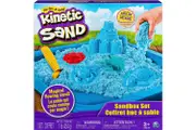 Kinetic Sand Sandbox Playset with 1 Lb Sand blue Castle Dig Scoop