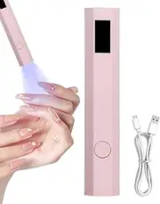 Tuxuseo UV Nail Lamp, UV Gel Lamp, Handheld Lamps, Gel Polish, UV Light, Portable Nail Dryer with 2 Timers, LED