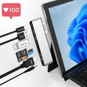 Surface Pro 9 Docking Station with 4K HDMI, USB-C Thunderbolt 4, 2 USB 3.0 Ports