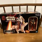 Star Wars Episode One 1 Kaadu and Jar Jar Binks 1998 Hasbro Mint In Box