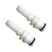 2 PCS for Hose Stem Carpet Cleaner Connector Male Puzzi 100 200 300 8 /1C Replacement Part 4.443-019.0 White