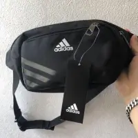 在飛比找蝦皮購物優惠-ADIDAS 基本 logo 三線 腰包 肩包