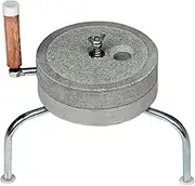 Lapis Lazuli Stone Mill, Household Stone Mill/Grain Food Grinder, Manual Mill with Adjustable Grinding Grain, Stainless Steel Base, Suitable for Grinding Cereals, Wheat, Almonds (23cm/9.1in