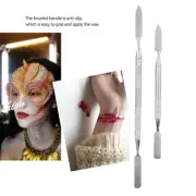 Stainless Steel Double Ended Scar Wax Spatula Applicator Special Effects